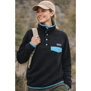 Patagonia Synchilla Snap-T Fleece Pullover Black Polartec
Women’s Size L